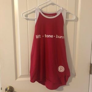 Pure Barre Raglan tank size S